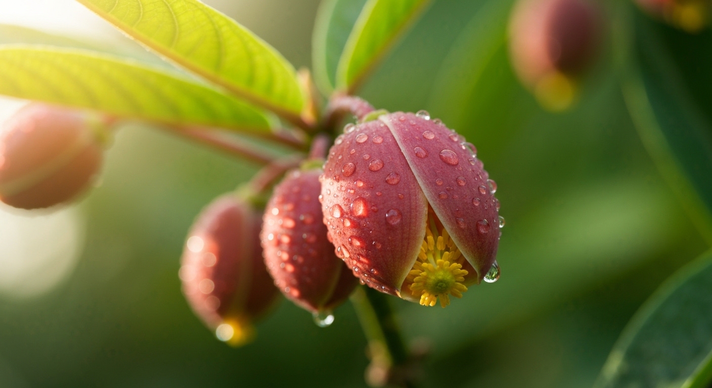 Illustration Fruitier tropical résistant au froid : technique de plantation indispensable pour un jardin exotique