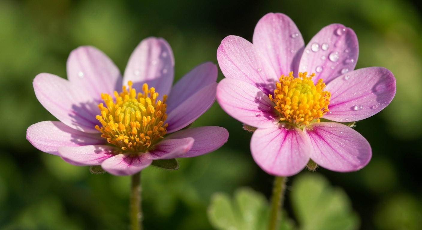 Illustration Hépatique et perce-neige : ces fleurs de mars qui attirent abeilles et papillons