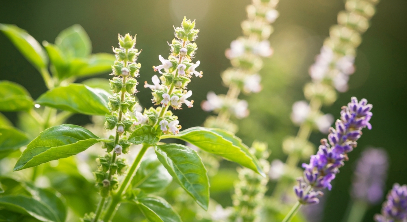 Illustration Herbes aromatiques à récolter en été : Le guide pratique pour un potager généreux