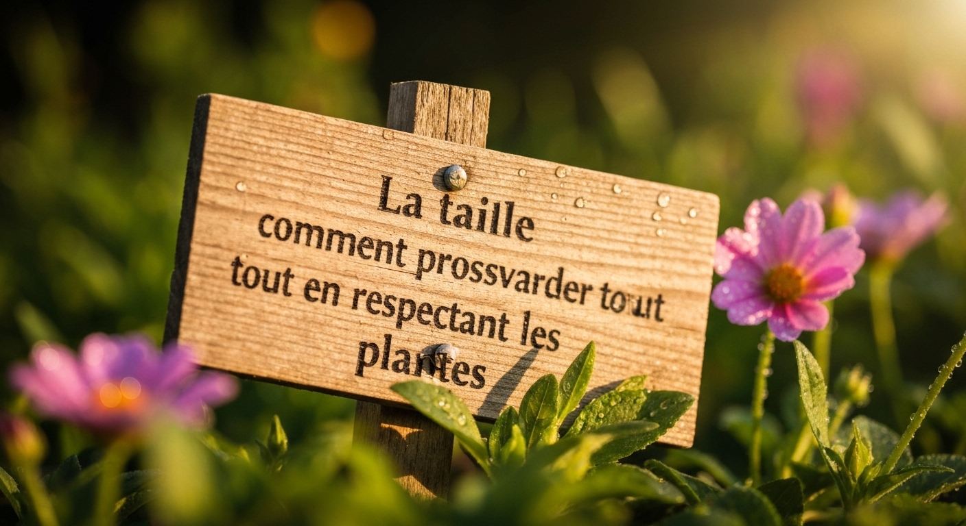 Illustration La taille : comment procéder tout en respectant les plantes – Guide ultime pour un jardin florissant
