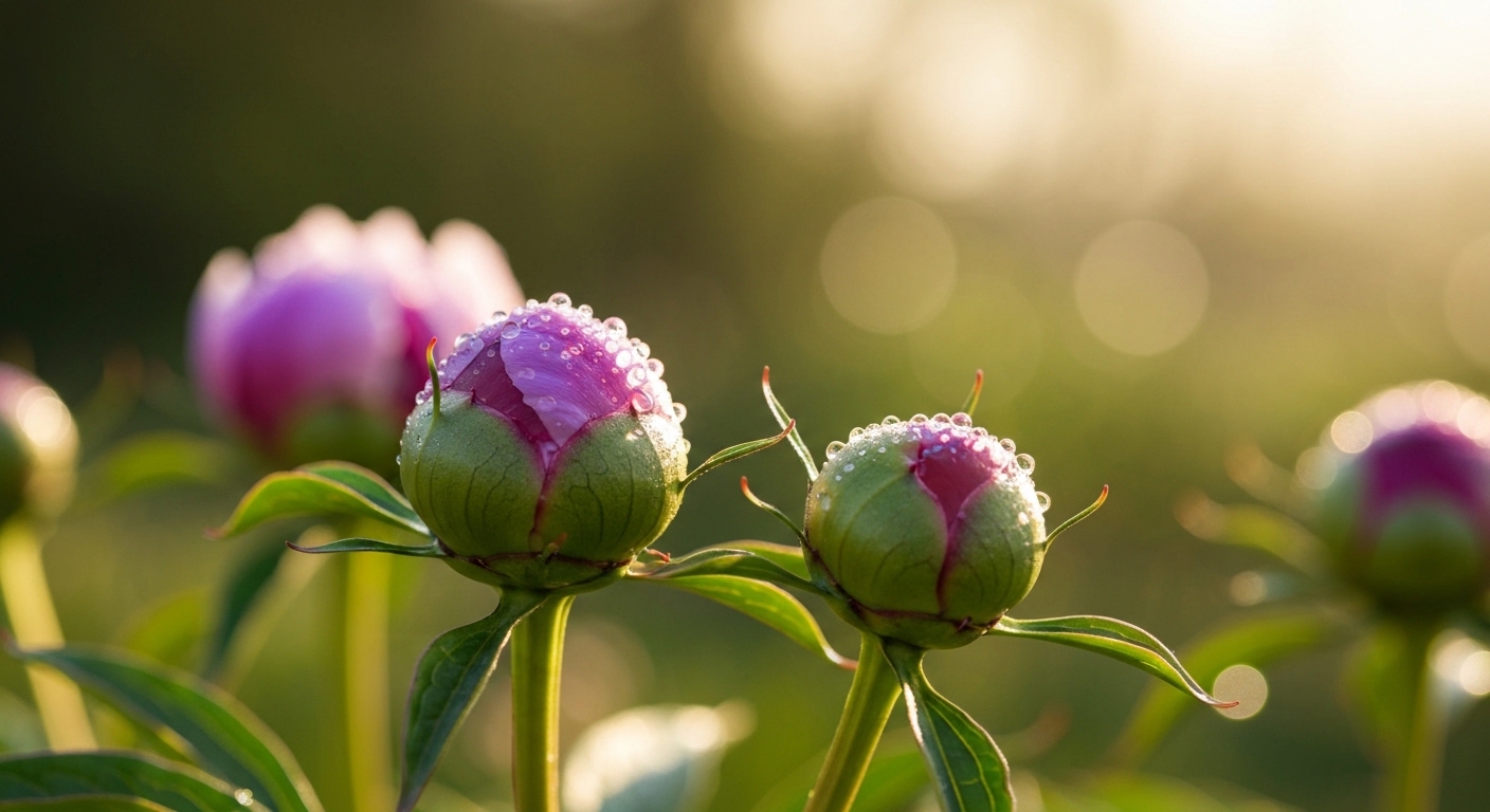 Illustration Pivoines sans fleurs : ces 3 gestes à faire dès avril pour une floraison spectaculaire