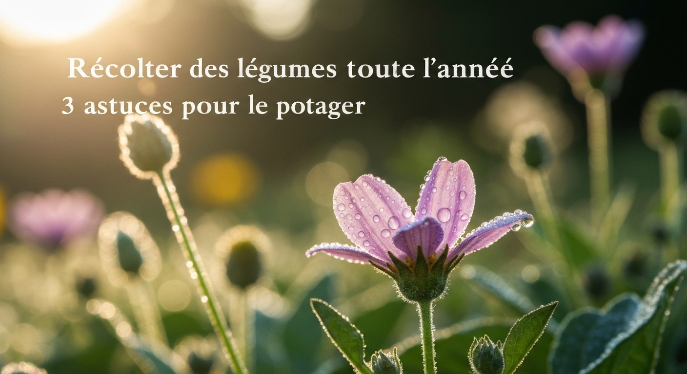 Illustration Récolter des légumes toute l’année : 3 astuces pour le potager