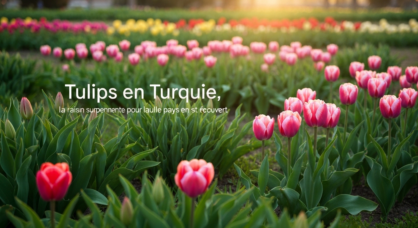 Tulipes en Turquie : la raison surprenante pour laquelle le pays en est recouvert