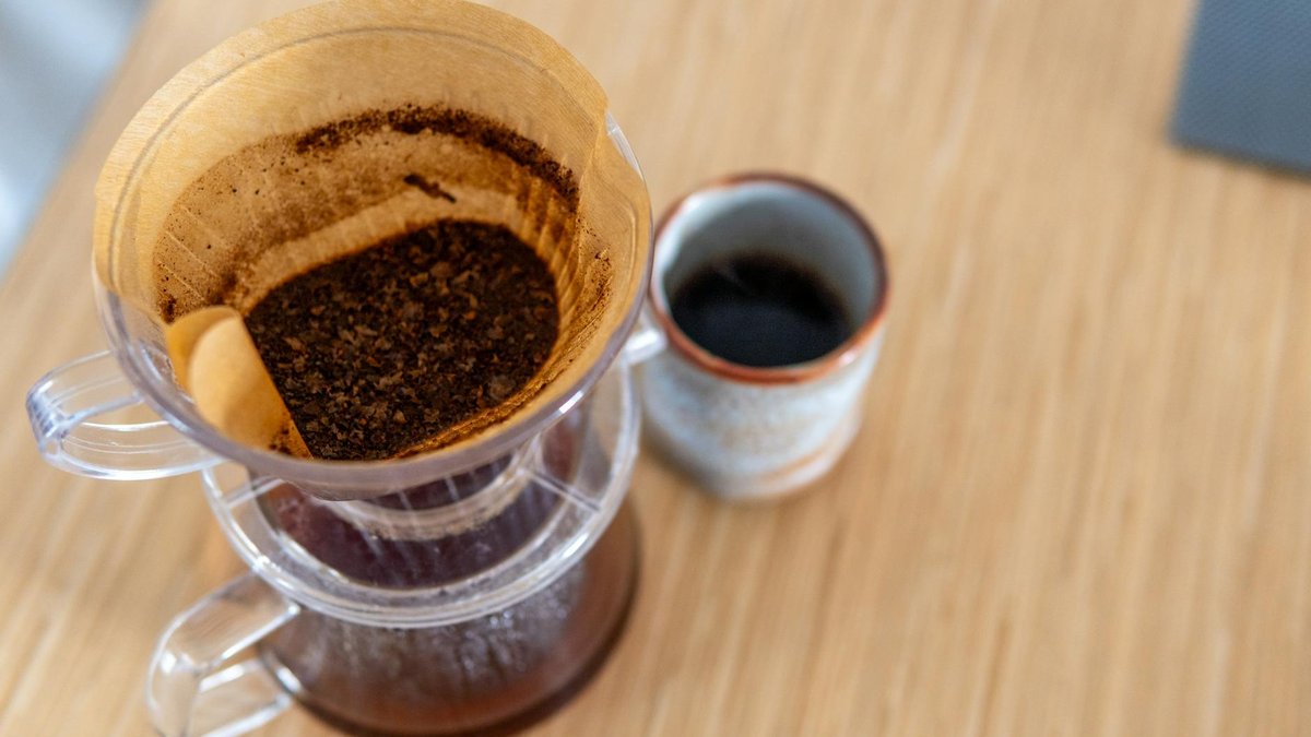 coffee filter drainage