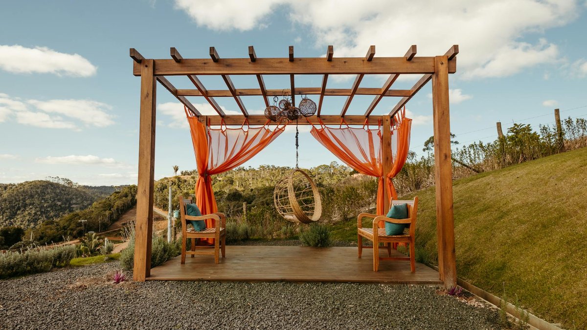 pergola curtains outdoor