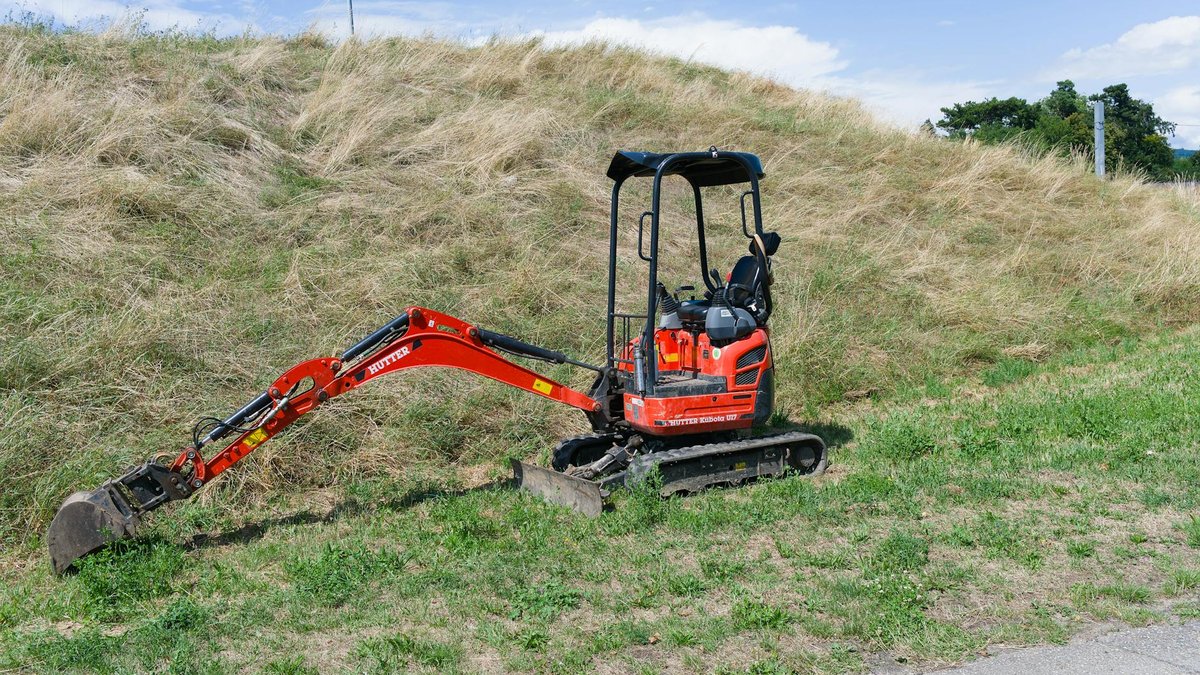 digging grass