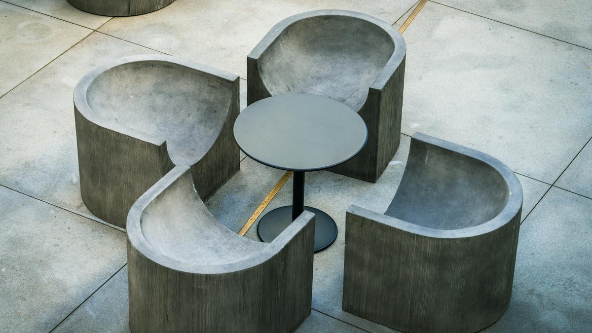 polished concrete patio
