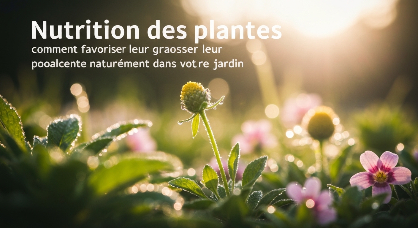 Nutrition des plantes : comment favoriser leur croissance naturellement dans votre jardin