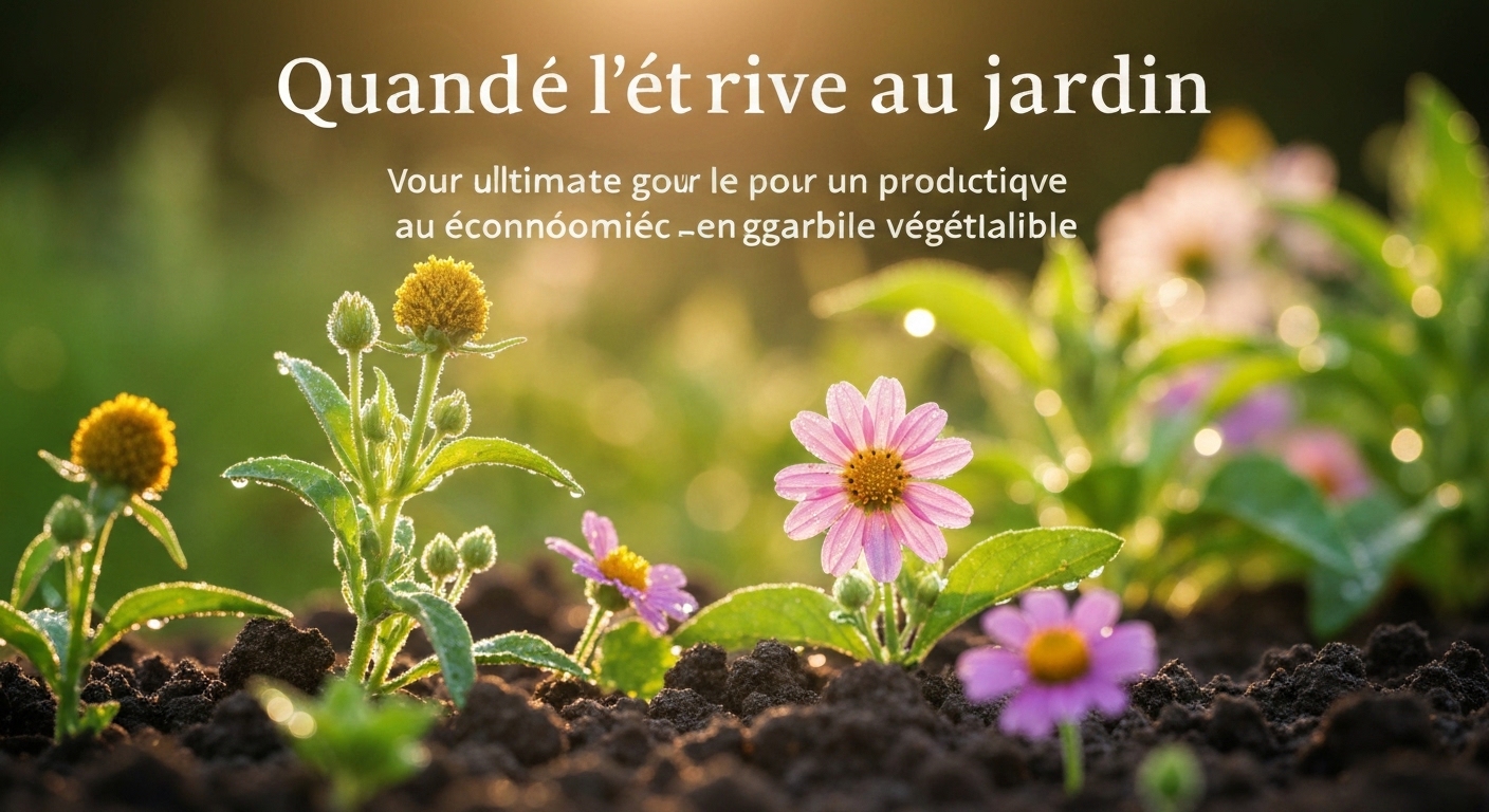 Quand l&rsquo;été arrive au jardin : Votre guide ultime pour un potager productif et économique