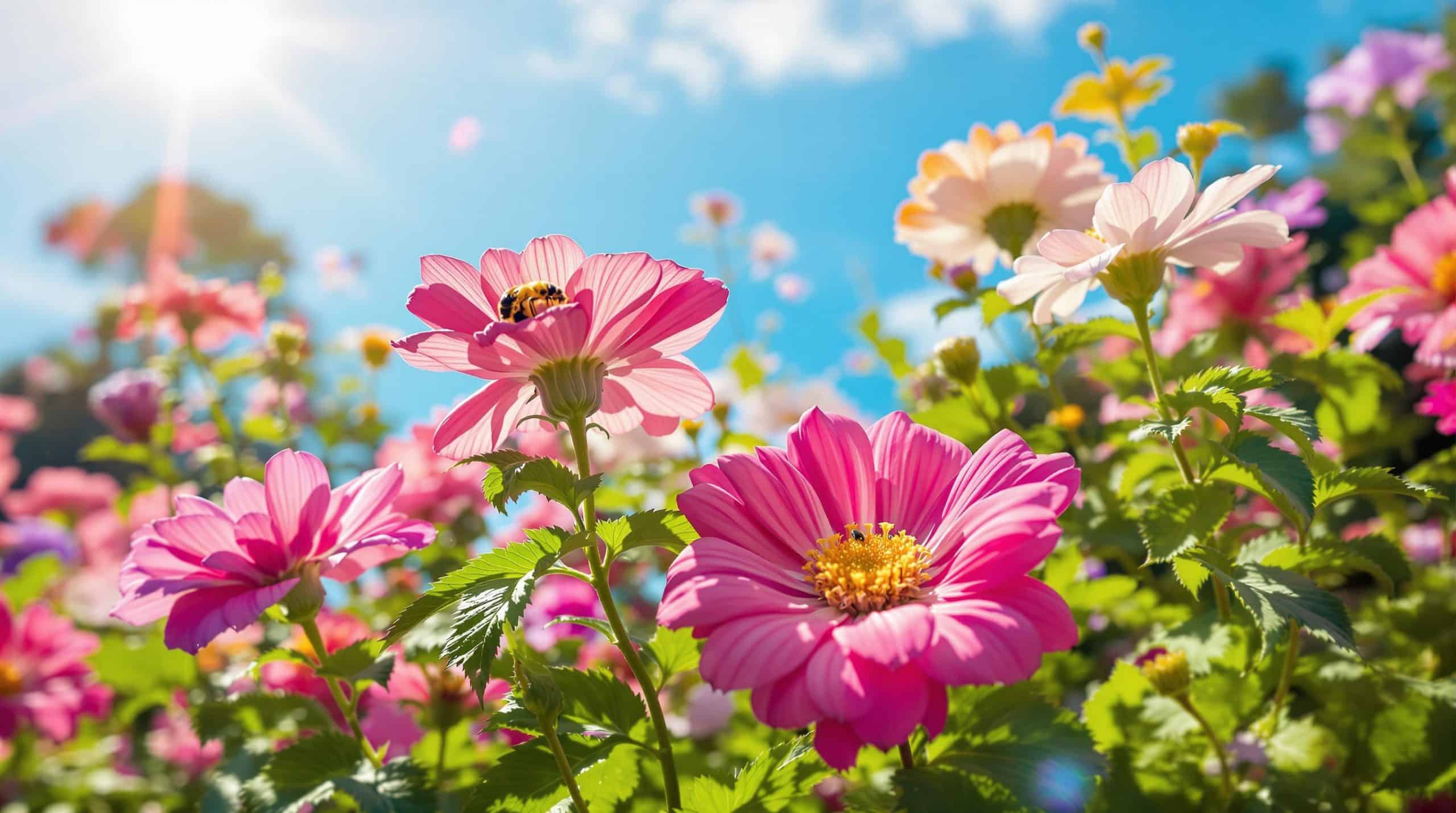 Les fleurs à semer en juillet pour un jardin coloré