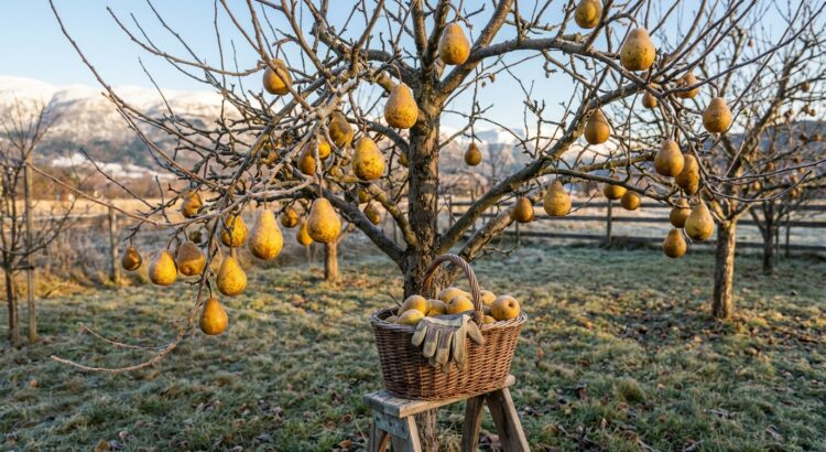 Le poirier : des fruits juteux pour les sols profonds
