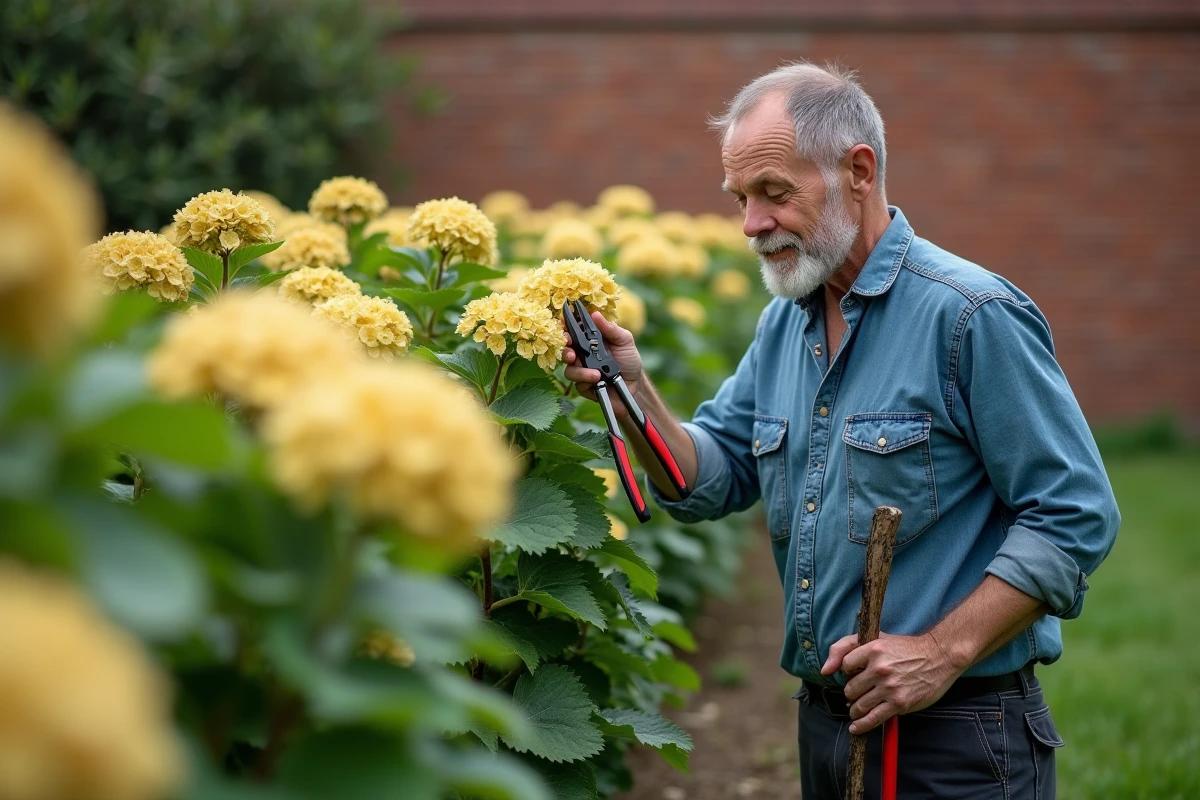 Fertilisation adaptee aux hortensias