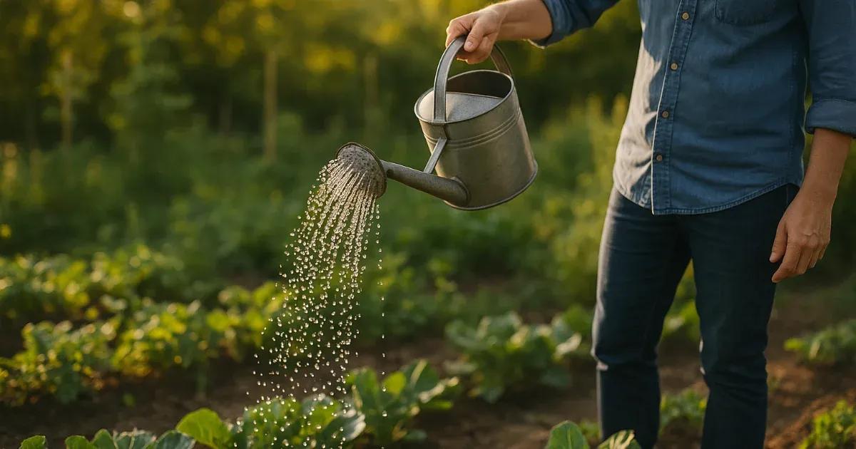 Comment arroser : methode et materiel